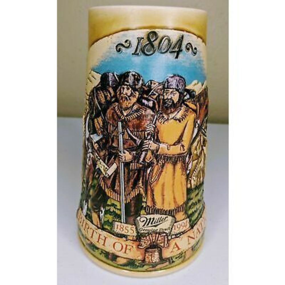 Miller Birth Of A Nation Lewis And Clark Expedition 1804 Beer Stein Mug